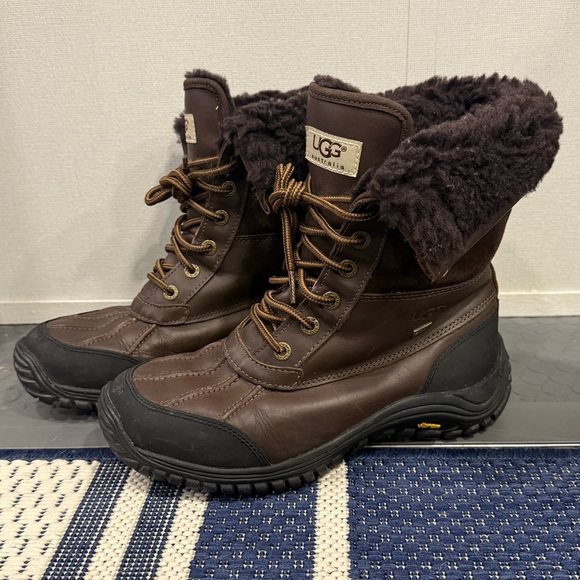 UGG ADIRONDACK 7.5 Women's Outdoor Waterproof Brown Leather Suede Boot Winter - Picture 3 of 16